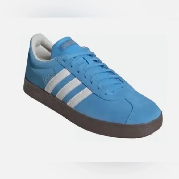 Adidas VL Court 2.0 Blue and White Sneakers - Picture 4 of 6